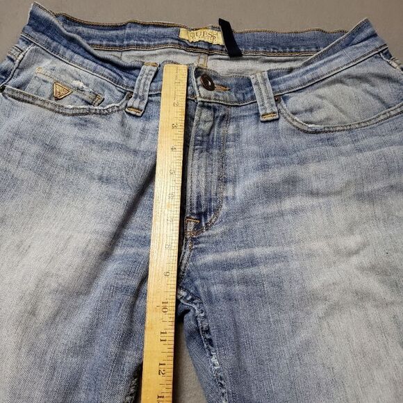 Guess Jeans Desmond Tapered Blue Jeans Classic Fit - Hemmed - Picture 14 of 15